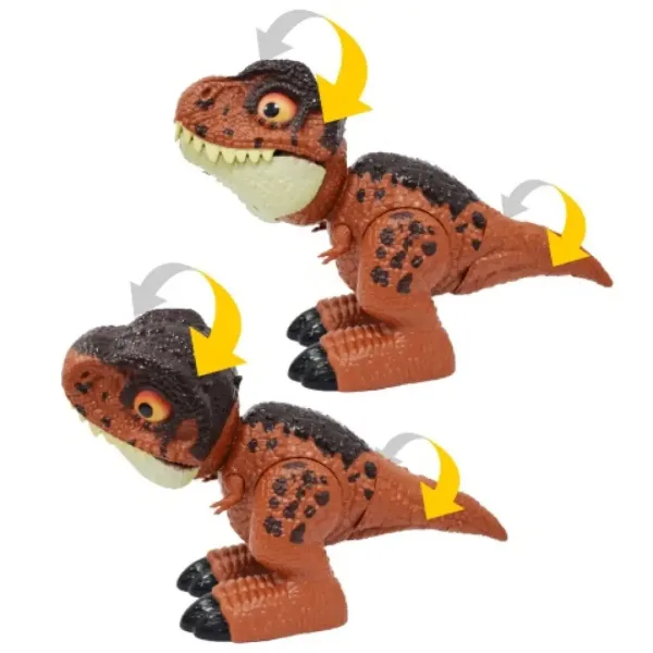 Dino World: Ljubki mladiček dinozavra Tiranozavra z zvočnimi učinki 25 cm slika 5