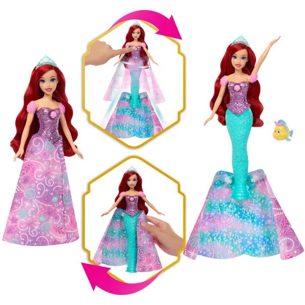 Disney Princeske - Čarobna Preobrazba Ariel - Mattel slika 3