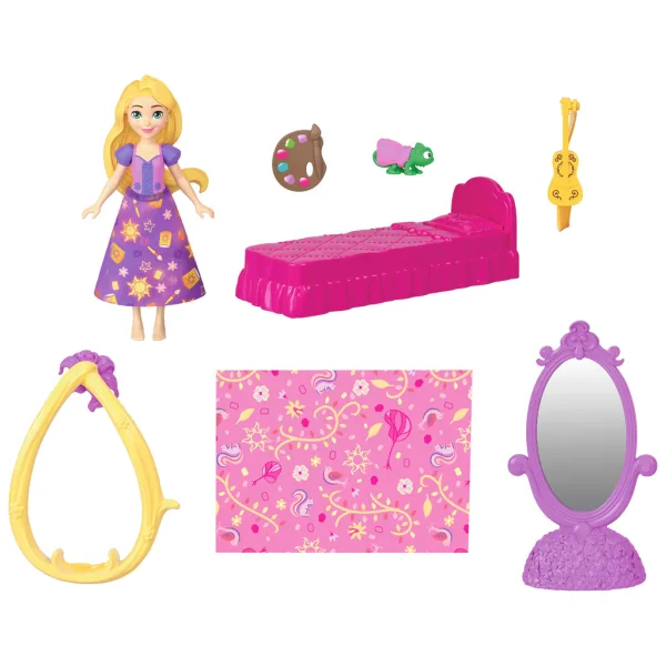 Disney Princeske Grad mini Rapunzel z lutko - Mattel slika 3