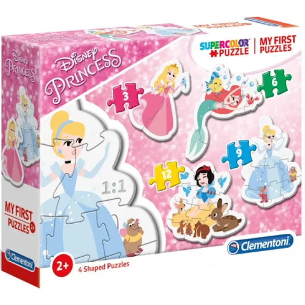 Disney Princeske Supercolor oblikovna sestavljanka 4-v-1 - Clementoni slika 1
