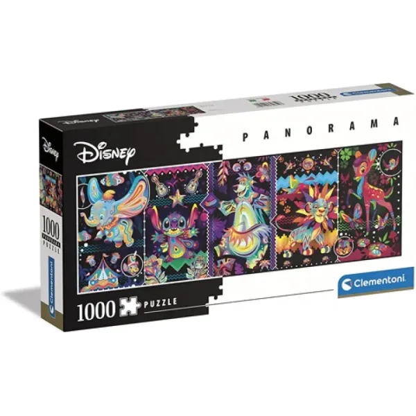 Disney Vintage Pisana 1000-delna panoramska sestavljanka - Clementoni slika 1