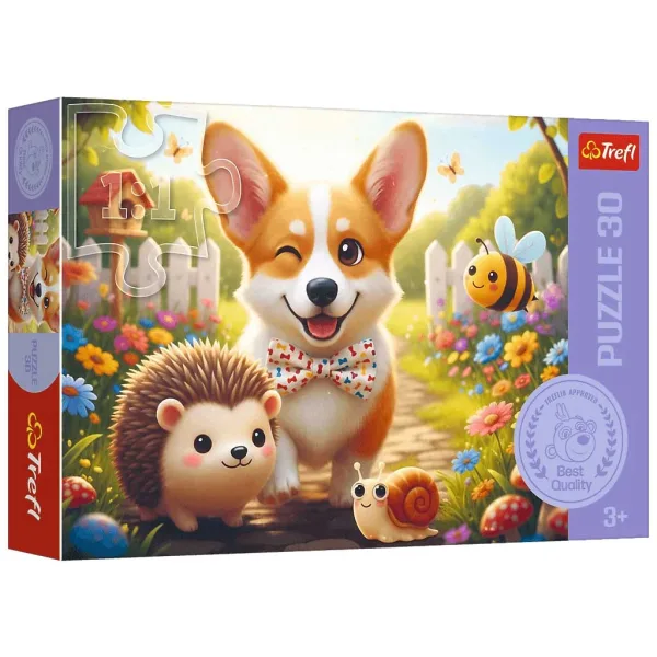 En dan s corgijem 30-delni puzzle - Trefl slika 1