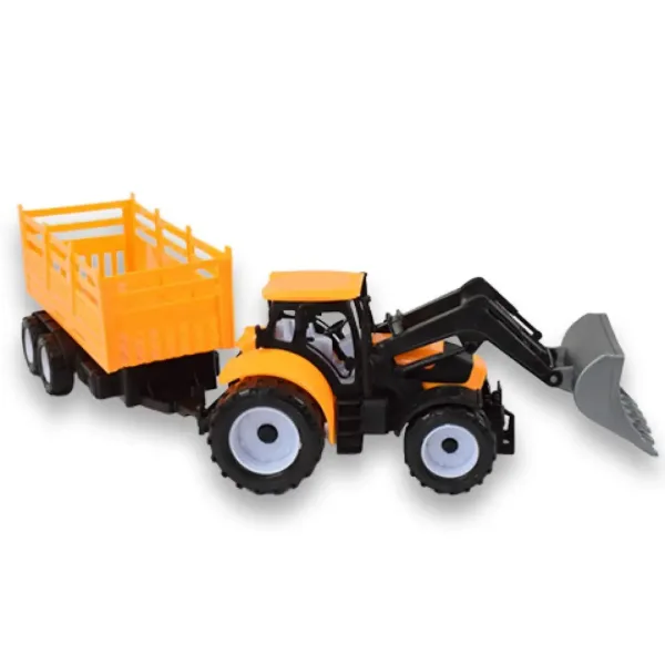 Engineering Truck: Traktorski delovni stroj rovokopač z dvoosno prikolico 45 cm slika 5