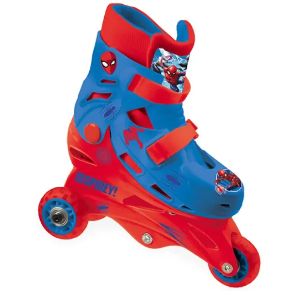 Eno- ali dvovrstne nastavljive kotalke mere 29-32 Spider-Man - Mondo Toys slika 2