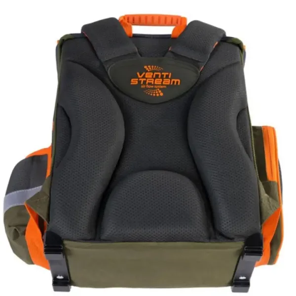 Ergonomska šolska torba, nahrbtnik Bambino: Military 36 x 27 x 14 cm slika 4