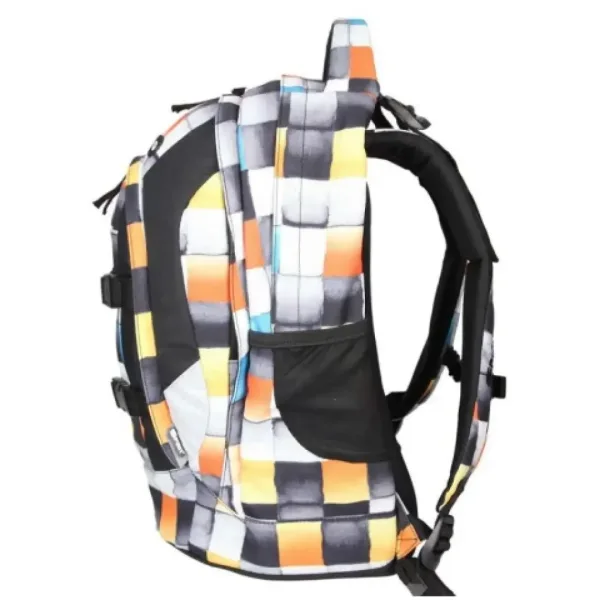 Ergonomska šolska torba, nahrbtnik Spirit: Urban s kockami 46 x 33 x 22 cm slika 3