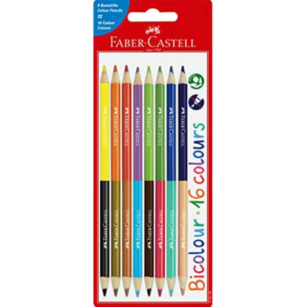 Faber-Castell: Bicolor barvni svinčnik set 8 kosov slika 1