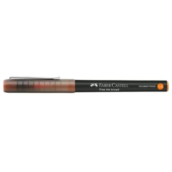 Faber-Castell: Oranžno nalivno pero roler 1,5mm slika 2