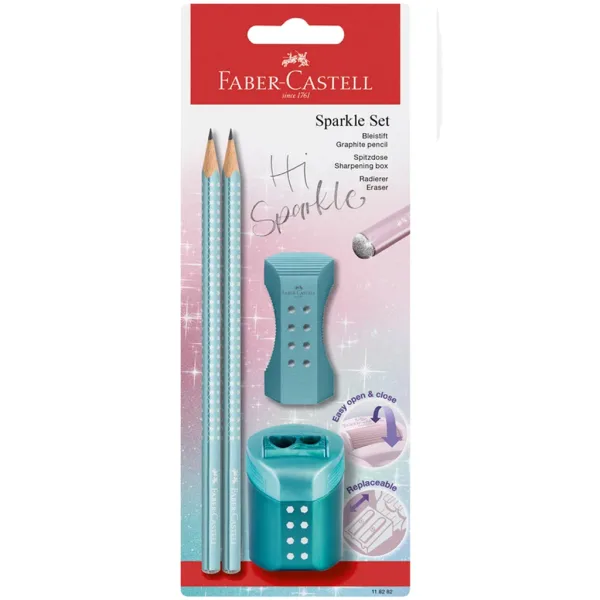 Faber-Castell: SPARKLE 4-delni set pisalnih potrebščin v več različicah 1-del slika 2
