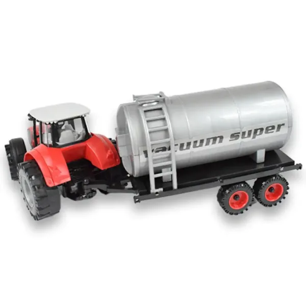 Farm Truck Series: Rdeči ali zeleni traktor s cisterno za vodo 46cm slika 2