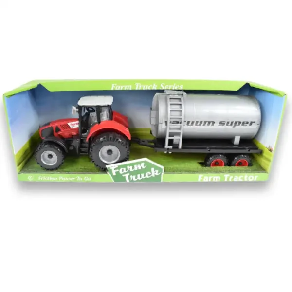 Farm Truck Series: Rdeči ali zeleni traktor s cisterno za vodo 46cm slika 7