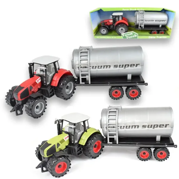 Farm Truck Series: Rdeči ali zeleni traktor s cisterno za vodo 46cm slika 8