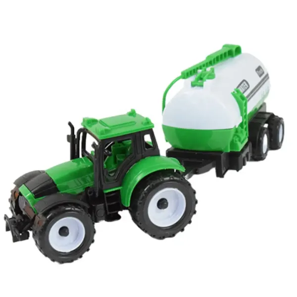 Farmer Truck: Tridelni kmetijski traktorski set s prikolico 28 cm slika 2