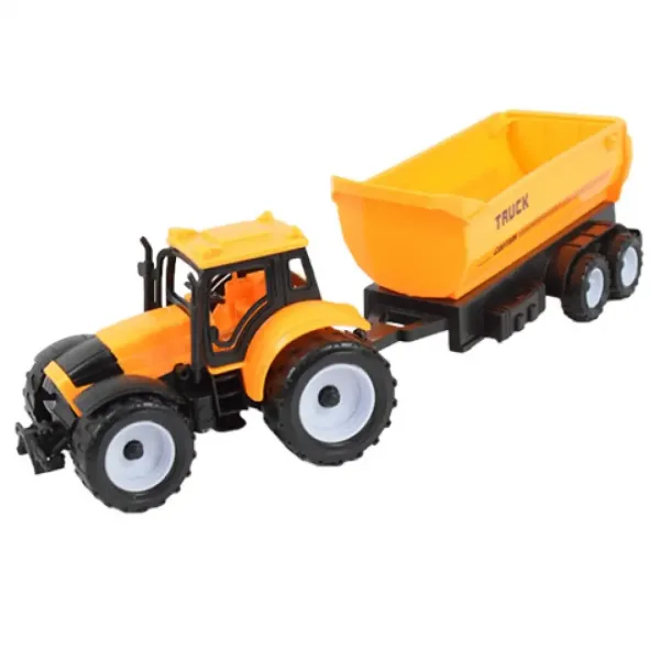 Farmer Truck: Tridelni kmetijski traktorski set s prikolico 28 cm slika 3