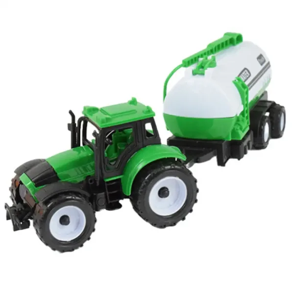 Farmer Truck: Tridelni kmetijski traktorski set s prikolico 28 cm slika 4