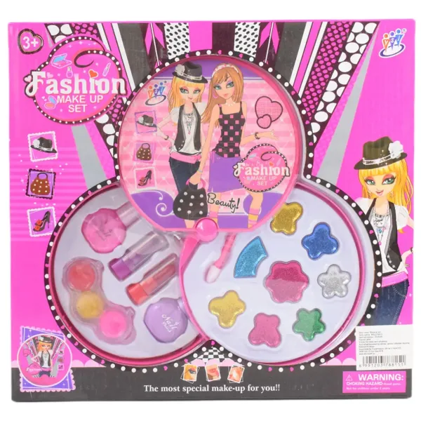 Fashion Make Up: Okrogel dvonivojski set palete za ličenje slika 6