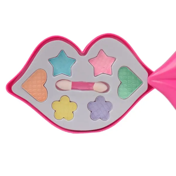 Fashion Make Up: Set palete ličil na dveh nivojih v obliki ust slika 4