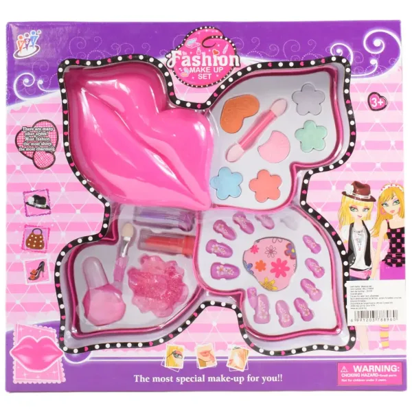 Fashion Make Up: Set palete ličil na treh nivojih v obliki ust slika 7