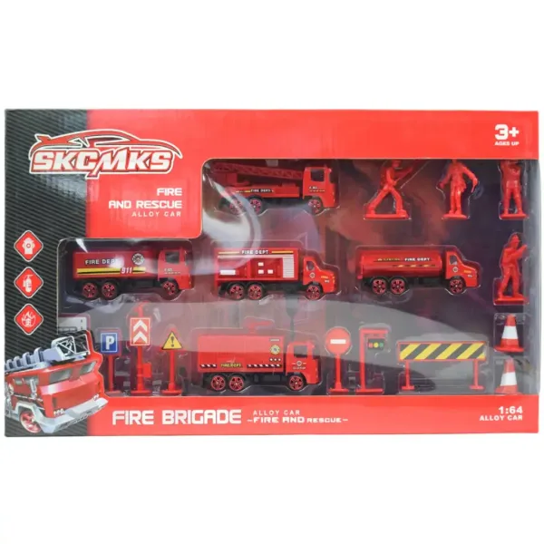 Fire Brigade: Set gasilskih avtomobilov z dodatki slika 4