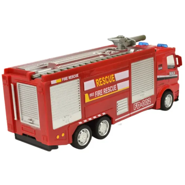 Fire Rescue: Gasilski kamion na vztrajnik, z lučmi in zvoki, v več različicah 19 cm 1 kos slika 10