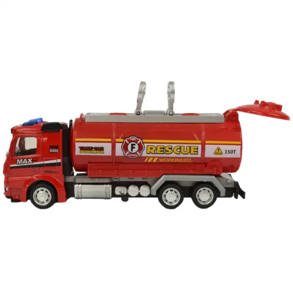 Fire Rescue: Gasilski kamion na vztrajnik, z lučmi in zvoki, v več različicah 19 cm 1 kos slika 12