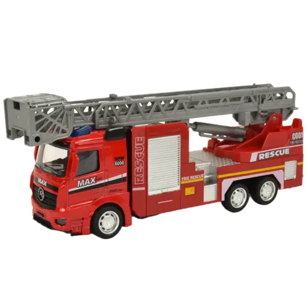 Fire Rescue: Gasilski kamion na vztrajnik, z lučmi in zvoki, v več različicah 19 cm 1 kos slika 2