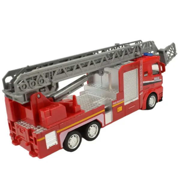 Fire Rescue: Gasilski kamion na vztrajnik, z lučmi in zvoki, v več različicah 19 cm 1 kos slika 6
