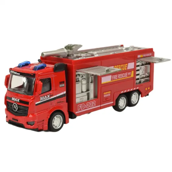 Fire Rescue: Gasilski kamion na vztrajnik, z lučmi in zvoki, v več različicah 19 cm 1 kos slika 7