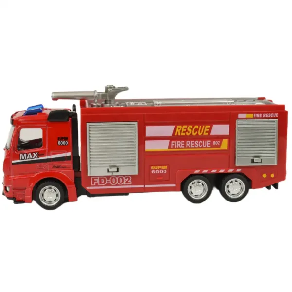 Fire Rescue: Gasilski kamion na vztrajnik, z lučmi in zvoki, v več različicah 19 cm 1 kos slika 8