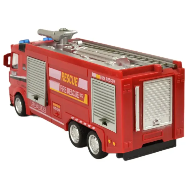 Fire Rescue: Gasilski kamion na vztrajnik, z lučmi in zvoki, v več različicah 19 cm 1 kos slika 9