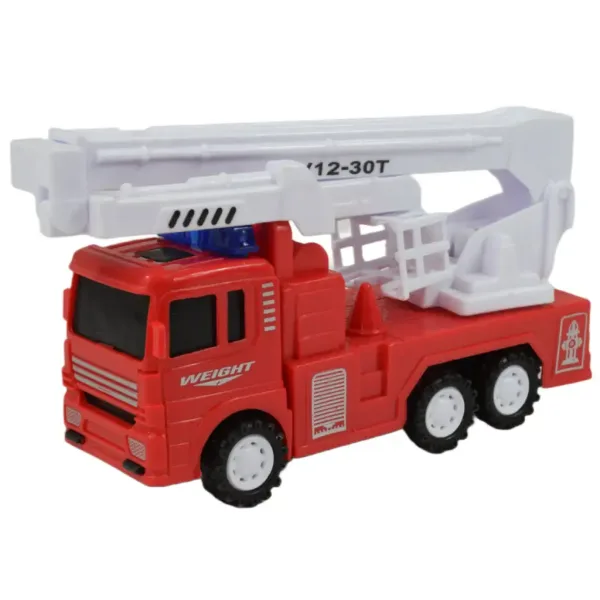 Fire Truck: Gasilski avtomobil na vztrajnik v več različicah 13 cm slika 2