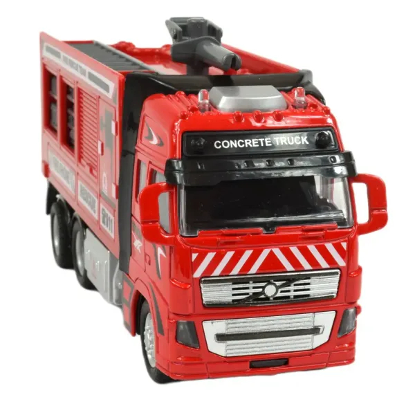 Fire Truck: Gasilski avtomobil žerjav na vztrajnik s svetlobnimi in zvočnimi učinki 20 cm slika 5