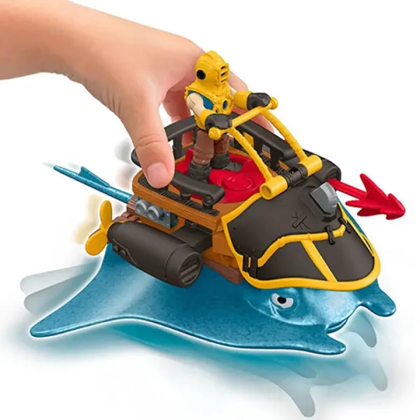 Fisher-Price: Imaginext Kapitan Nemo in skat Piratski igralni komplet - Mattel slika 3