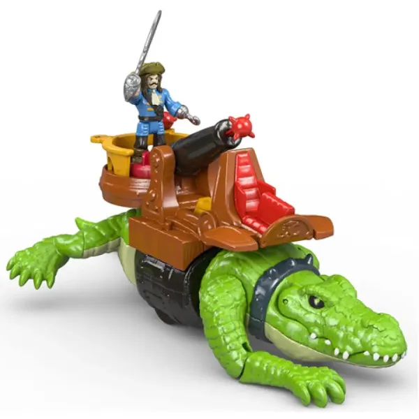 Fisher-Price: Imaginext Krokodil in Kapitan Kljuka Igralni komplet - Mattel slika 3