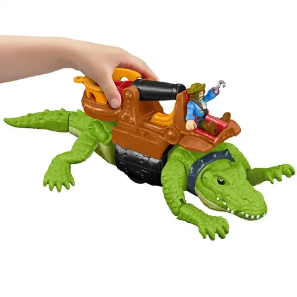 Fisher-Price: Imaginext Krokodil in Kapitan Kljuka Igralni komplet - Mattel slika 4