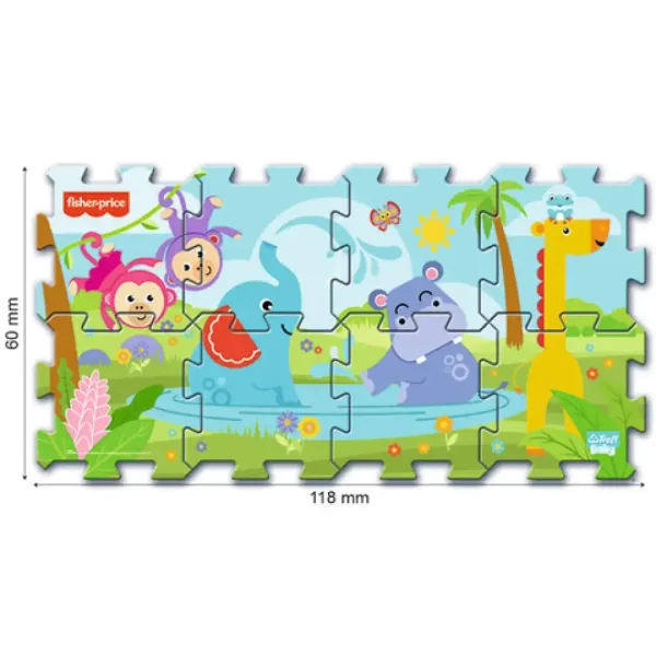 Fisher-Price Živalska spužvasta sestavljanka – Trefl slika 2