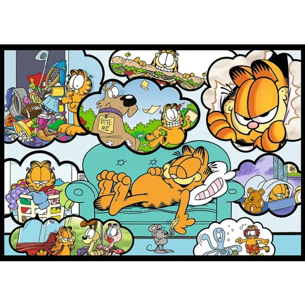 Garfieldove pustolovščine 4x250kosov puzzle - Trefl slika 4