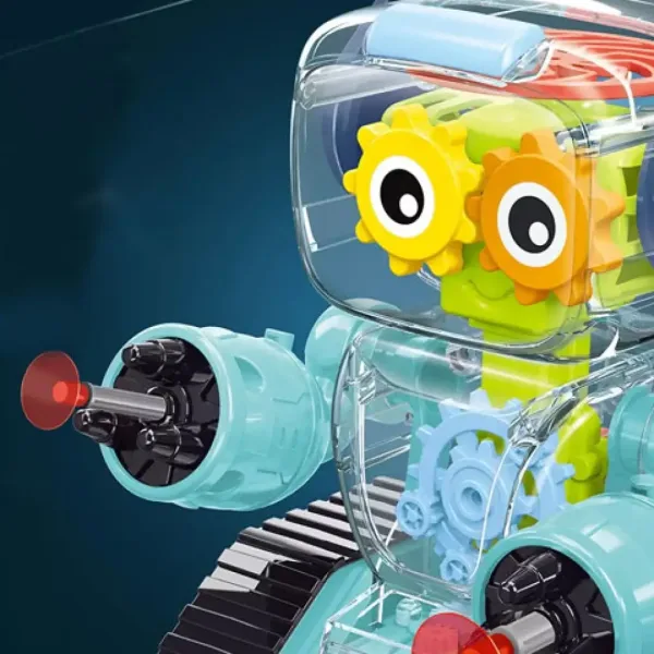 GearWheel, svetleč bojevniški robot z lansirnikom v dveh različicah slika 3
