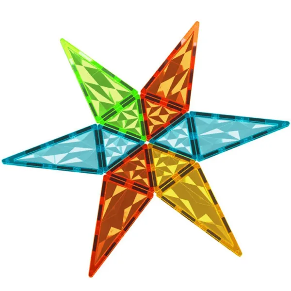 Geomag Magnetic Tiles Gems magnetske gradbene igrače 44 kosov slika 3