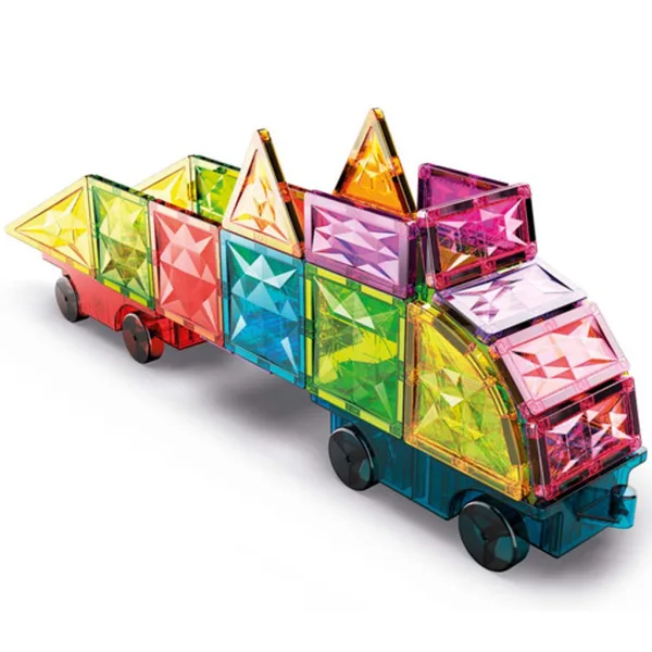 Geomag: Magnetne ploščice Gems gradbene kocke 24-delni set slika 3