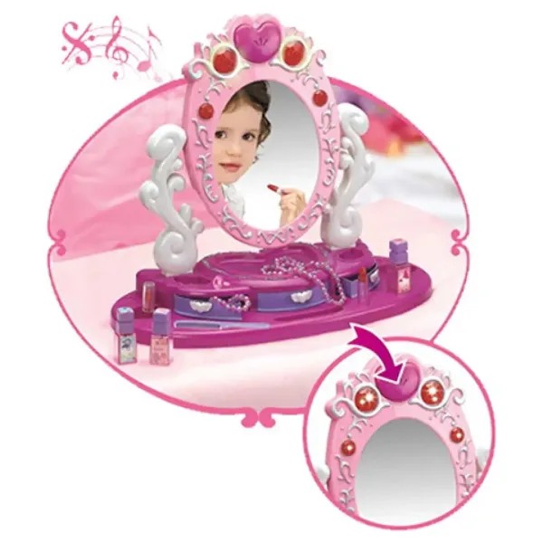 Glasbeni namizni set ličil 45x9x34cm slika 2