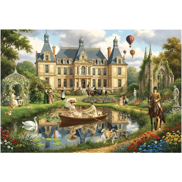 Grad ob vodi - 1500 delni puzzle - Trefl slika 2
