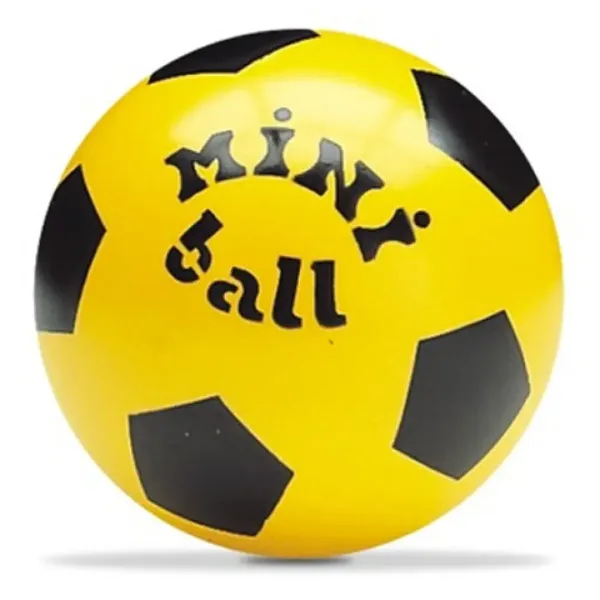 Gumijasta žoga z nogometnimi vzorci MiniBall  v več različicah 14cm slika 4