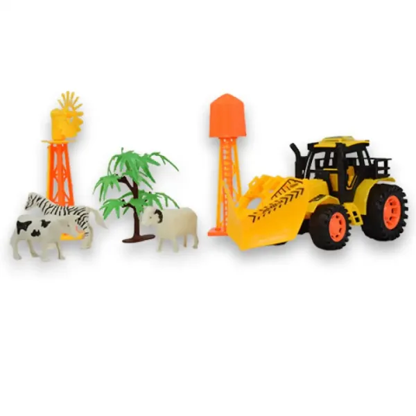 Happy Farm: Kmetijski set s traktorjem, živalmi in dodatki slika 2