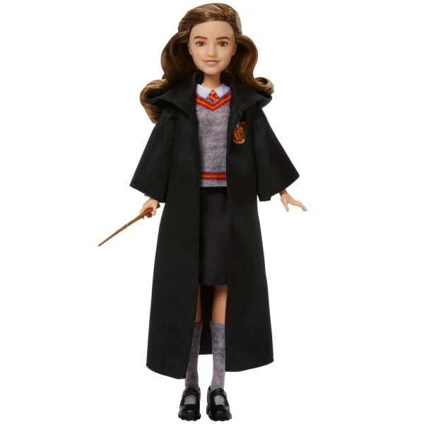 Harry Potter: Hermione Granger punčka v plašču z čarobno palico - Mattel slika 2
