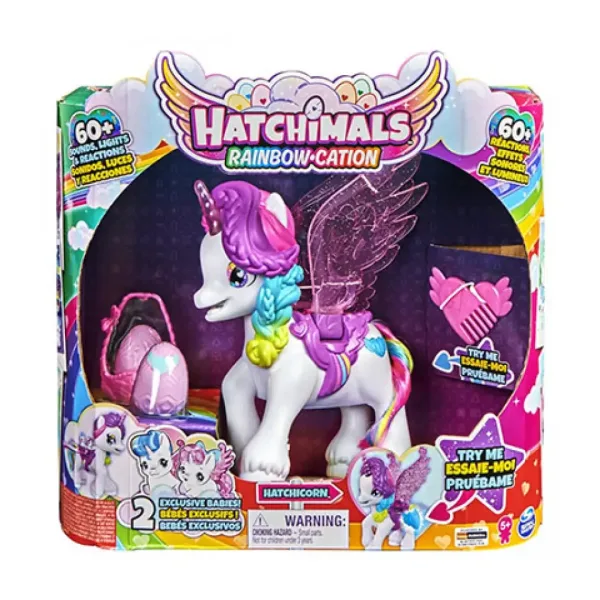 Hatchimals Rainbow Cation Hatchicorn Čarobni samorog - Spin Master slika 1