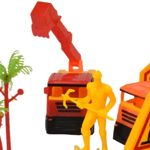 Heavy Duty: Gradbeni igralni set z avtomobili na vztrajnik in dodatki slika 14
