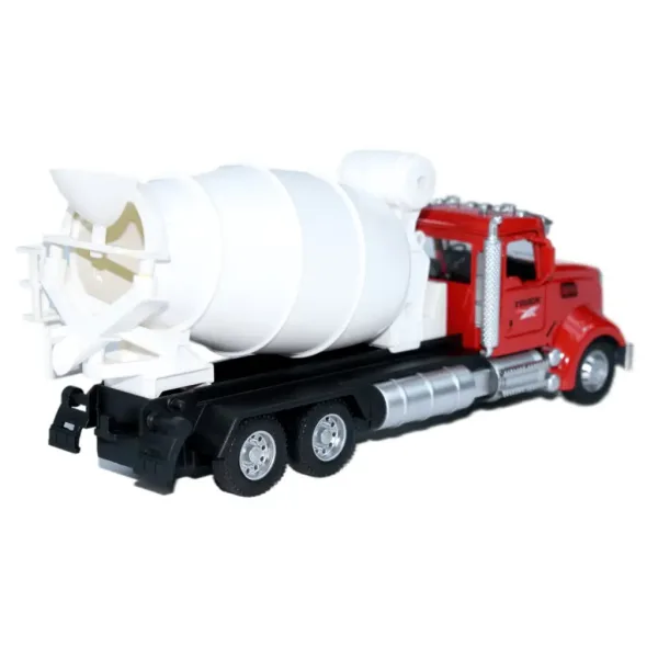 Heavy Duty Truck: Kovinski model kamiona hruške, odpirajoča vrata, vrtljiv boben poteg nazaj 1/36 slika 6
