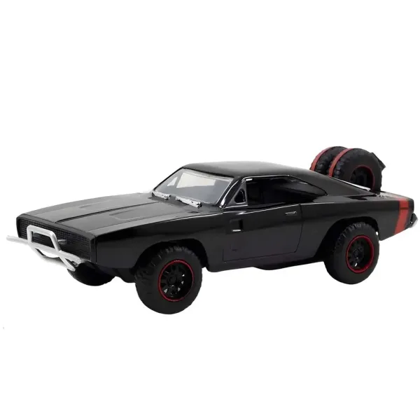Hitri in drzni: Dom Toretto Dodge Charger R/T 1970 & Dodge Charger Widebody 1968 kovinska avtomobilčka 2 kosov v paketu 1/32 merilo 13cm - Jada Toys slika 3