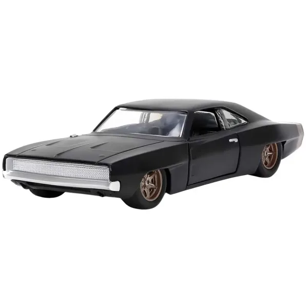 Hitri in drzni: Dom Toretto Dodge Charger R/T 1970 & Dodge Charger Widebody 1968 kovinska avtomobilčka 2 kosov v paketu 1/32 merilo 13cm - Jada Toys slika 6
